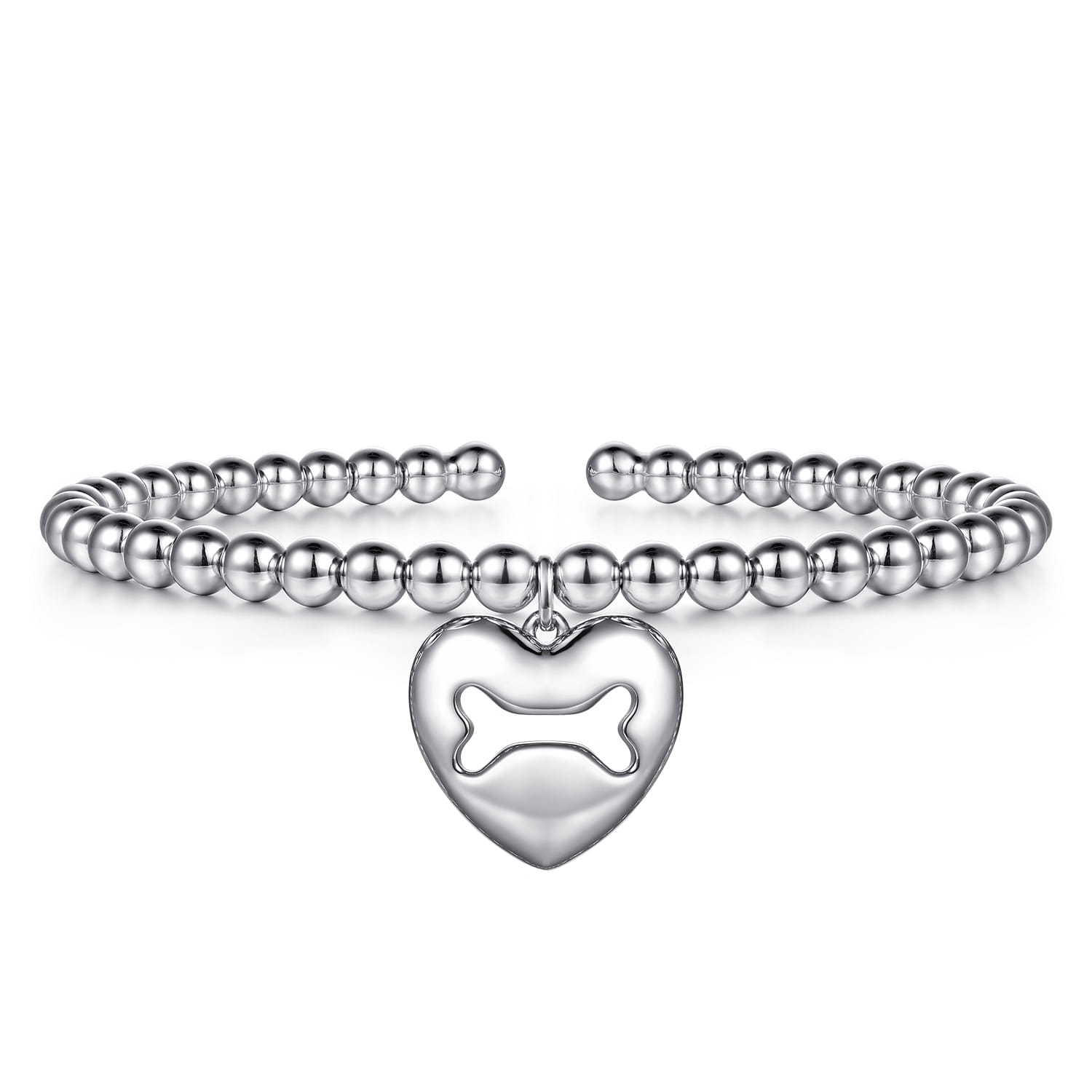 925 Silver Bujukan Charm Bracelet. SKU: BG5443-57SVJJJ | Gabriel & Co.