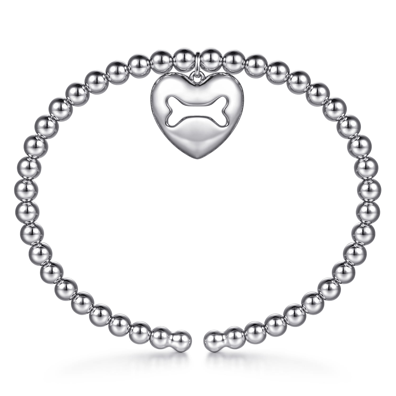 925 Silver Bujukan Charm Bracelet. SKU: BG5443-57SVJJJ | Gabriel & Co.