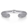 925 Sterling Silver Bujukan Beaded Split Bangle