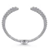 925 Sterling Silver Bujukan Beaded Split Bangle