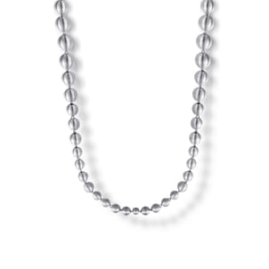 925 Sterling Silver Bujukan Beads Chain Necklace