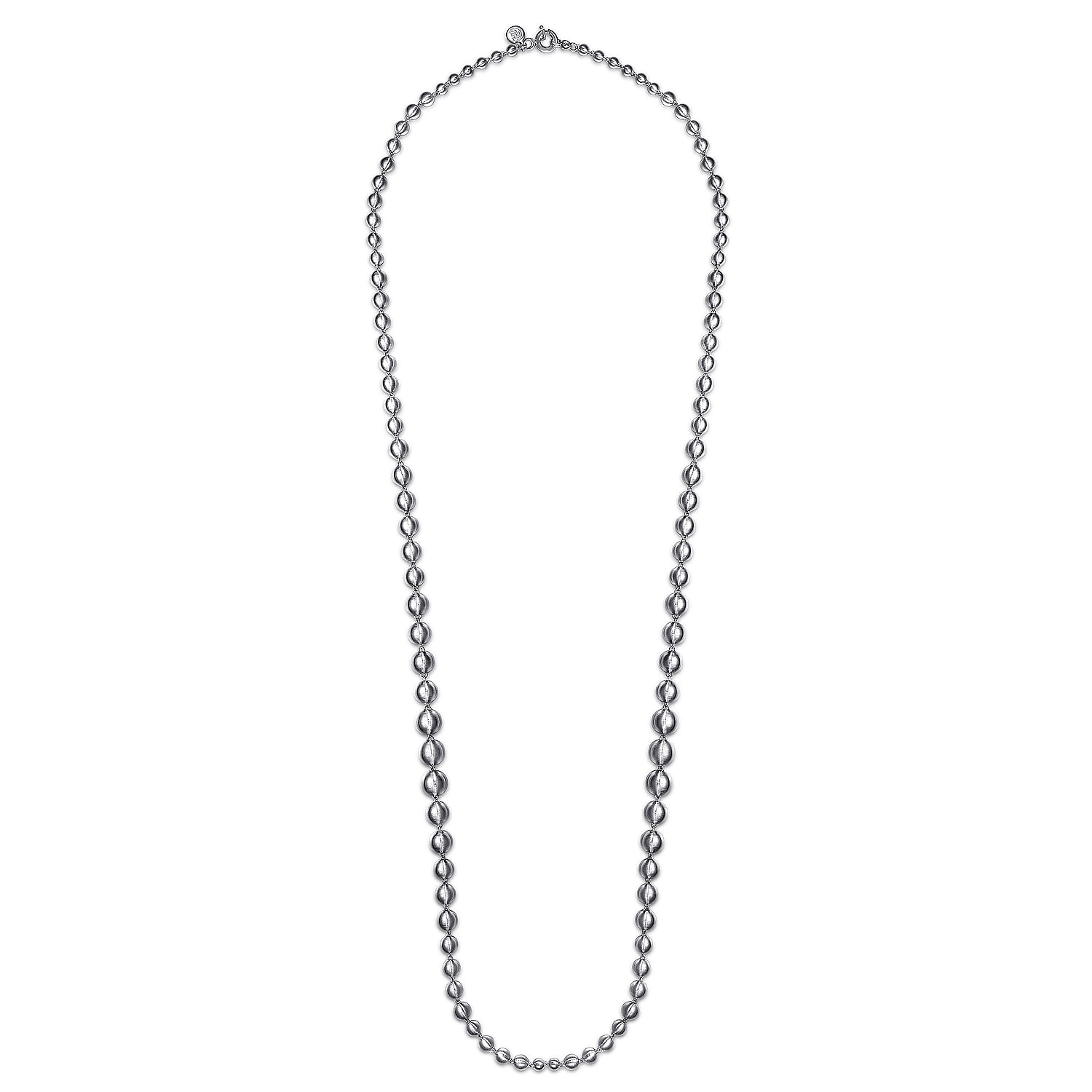 925 Sterling Silver Bujukan Beads Chain Necklace