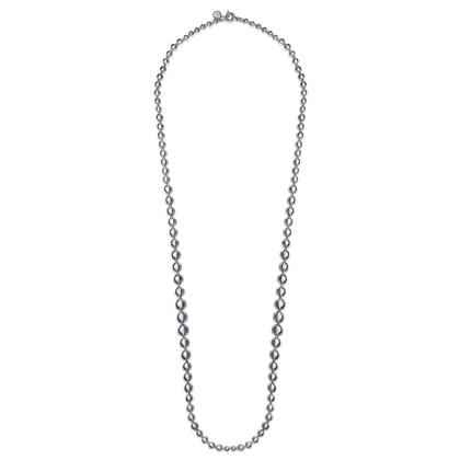925 Sterling Silver Bujukan Beads Chain Necklace