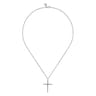 925 Sterling Silver Bujukan Beads Cross Pendant Necklace