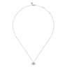 925 Sterling Silver Bujukan Blue Topaz Evil Eye Pendant Necklace