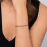 925 Sterling Silver Bujukan Blue Topaz Starburst and Red Agate Bracelet