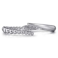 925 Sterling Silver Bujukan Bypass Bangle