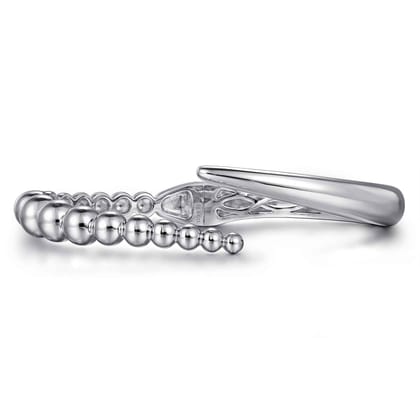 925 Sterling Silver Bujukan Bypass Bangle