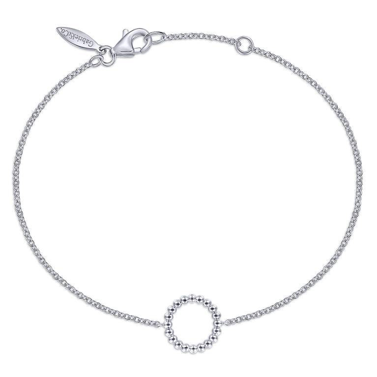 925 Sterling Silver Bujukan Circle Chain Bracelet - Shot 1