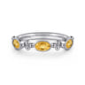925 Sterling Silver Bujukan Citrine Fashion Ladies Ring