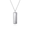 925 Sterling Silver Bujukan Diamond ID Necklace - 0.01 ct