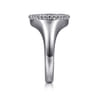 925 Sterling Silver Bujukan Diamond Initial C Signet Ring - 0.04 ct