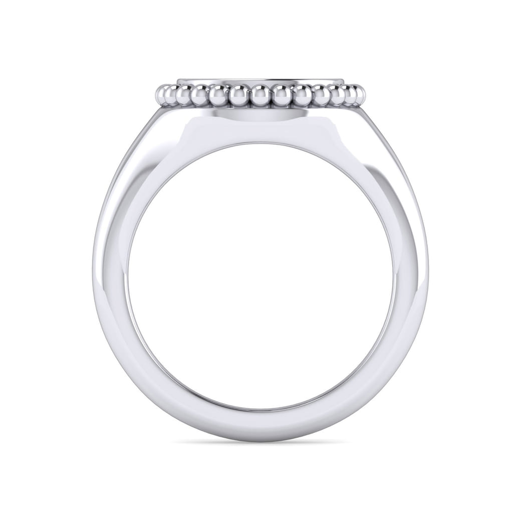H 925 Ring Tungsten Men's Ring With 925 Silver Rose Gold Plated