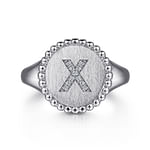 925-Sterling-Silver-Bujukan-Diamond-Initial-X-Signet-Ring1
