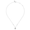 925 Sterling Silver Bujukan Diamond Star Of David Pendant Necklace - 0.04 ct