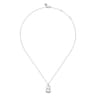 925 Sterling Silver Bujukan Dog Tag Paw Print Pendant Necklace