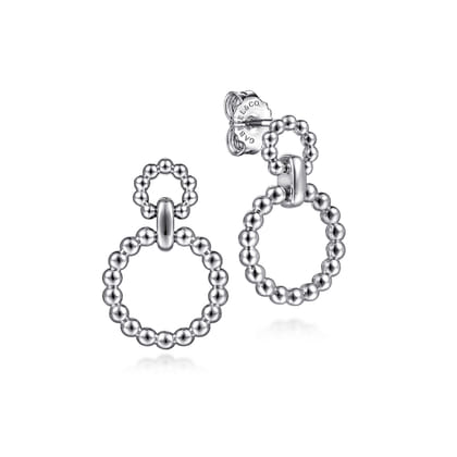 925 Sterling Silver Bujukan Drop Earrings