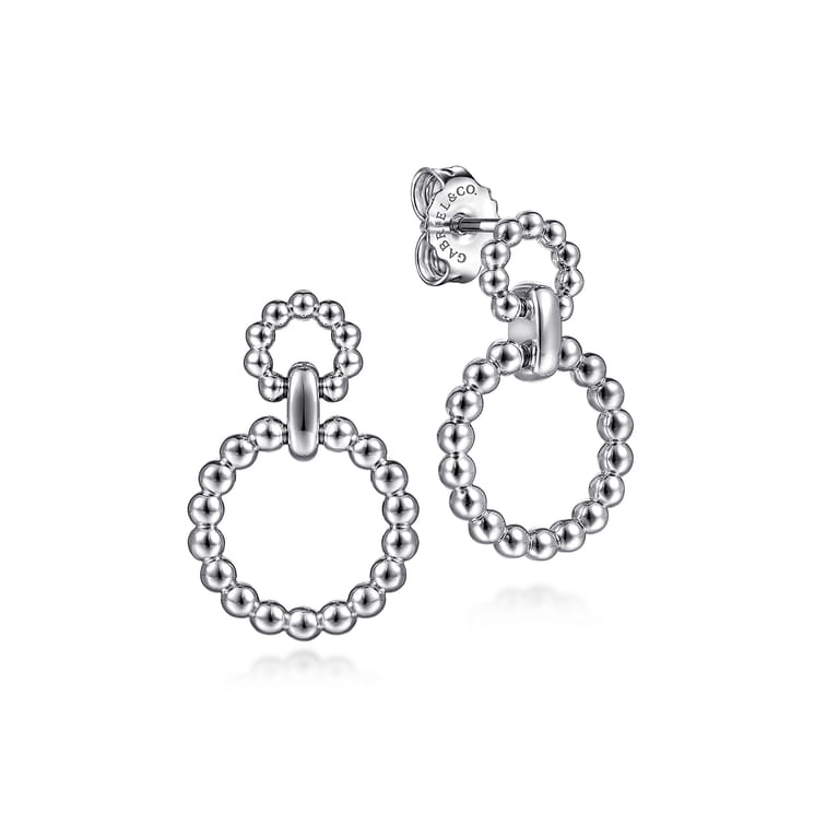 925 Sterling Silver Bujukan Drop Earrings - Shot 1