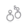 925 Sterling Silver Bujukan Drop Earrings