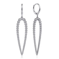 925 Sterling Silver Bujukan Drop Earrings