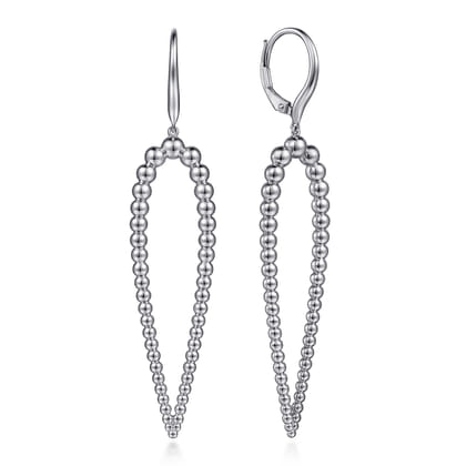 925 Sterling Silver Bujukan Drop Earrings