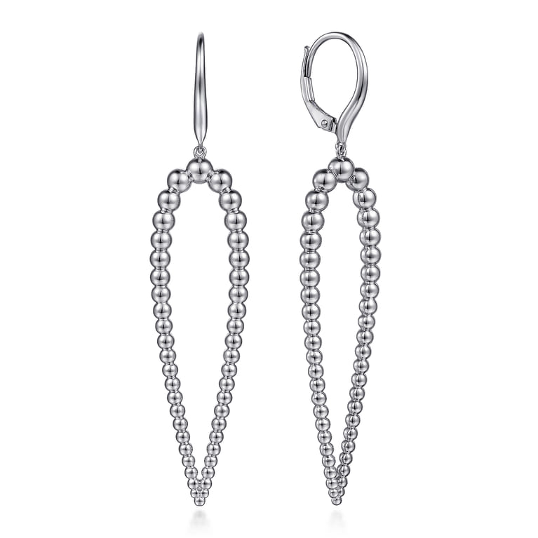 925 Sterling Silver Bujukan Drop Earrings - Shot 1