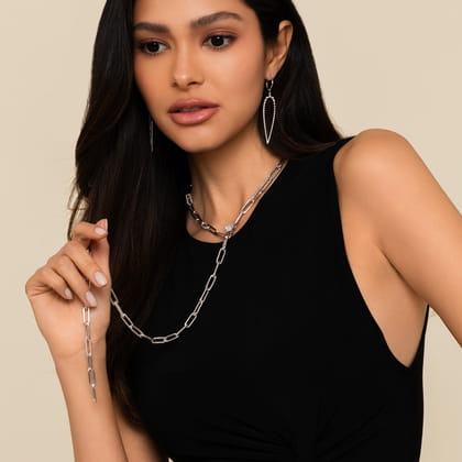 925 Sterling Silver Bujukan Drop Earrings