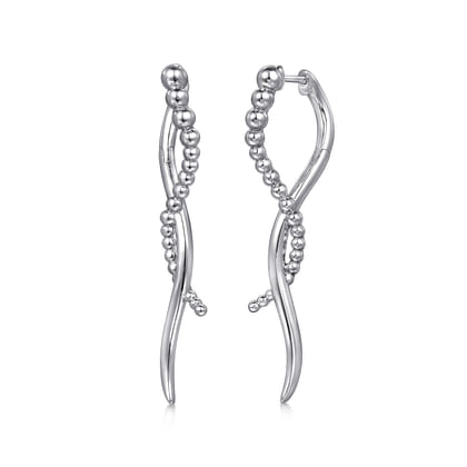 925 Sterling Silver Bujukan Drop Earrings