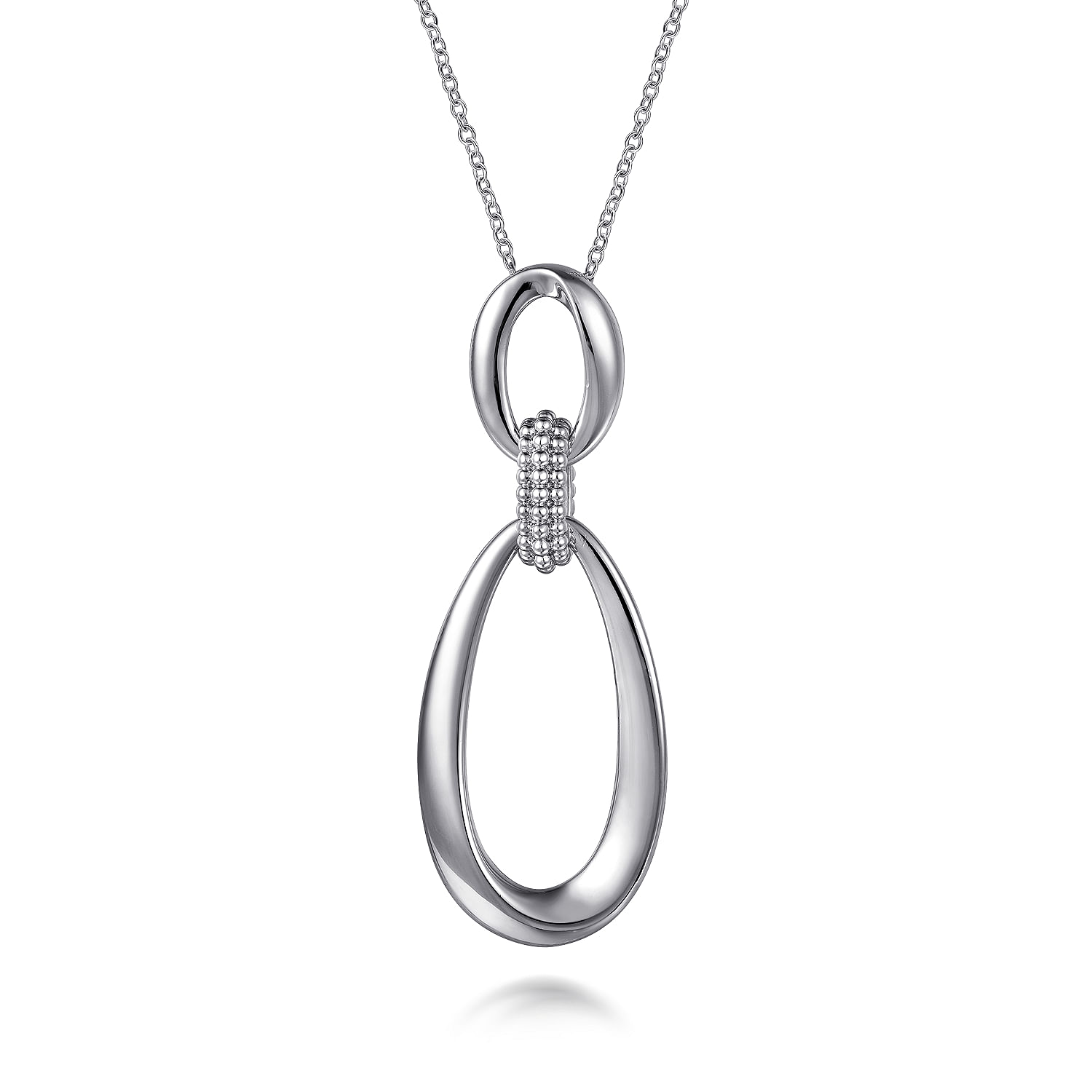 Sterling Silver Drop Pendant and Chain top