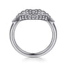 925 Sterling Silver Bujukan Heart Diamond Ladies Ring - 0.05 ct
