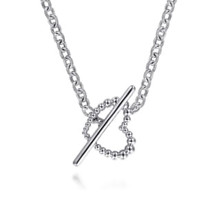 925 Sterling Silver Bujukan Heart Necklace