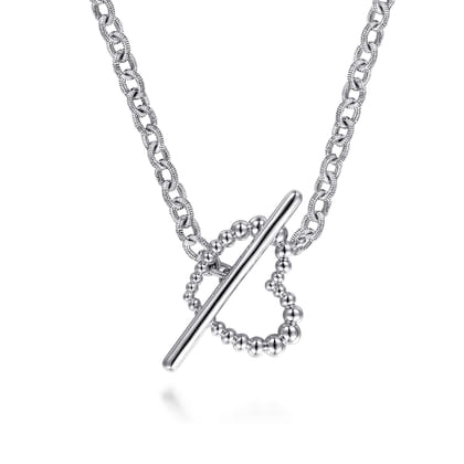 925 Sterling Silver Bujukan Heart Necklace