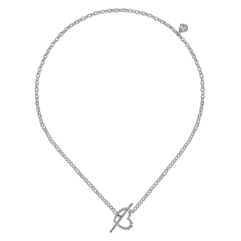925 Sterling Silver Bujukan Heart Necklace - Shot 2