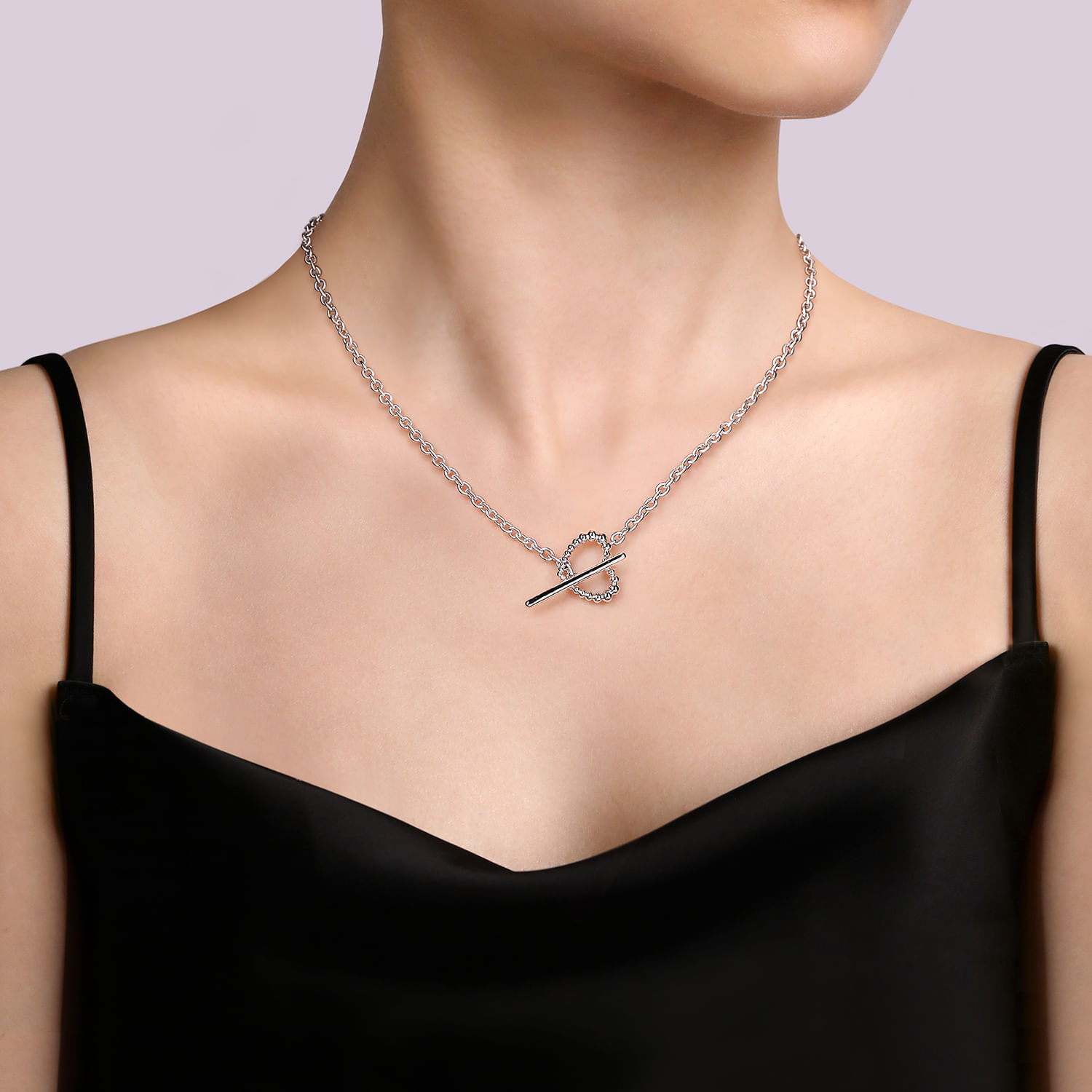 925 Sterling Silver Bujukan Heart Necklace