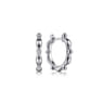 925 Sterling Silver Bujukan Huggie Earrings