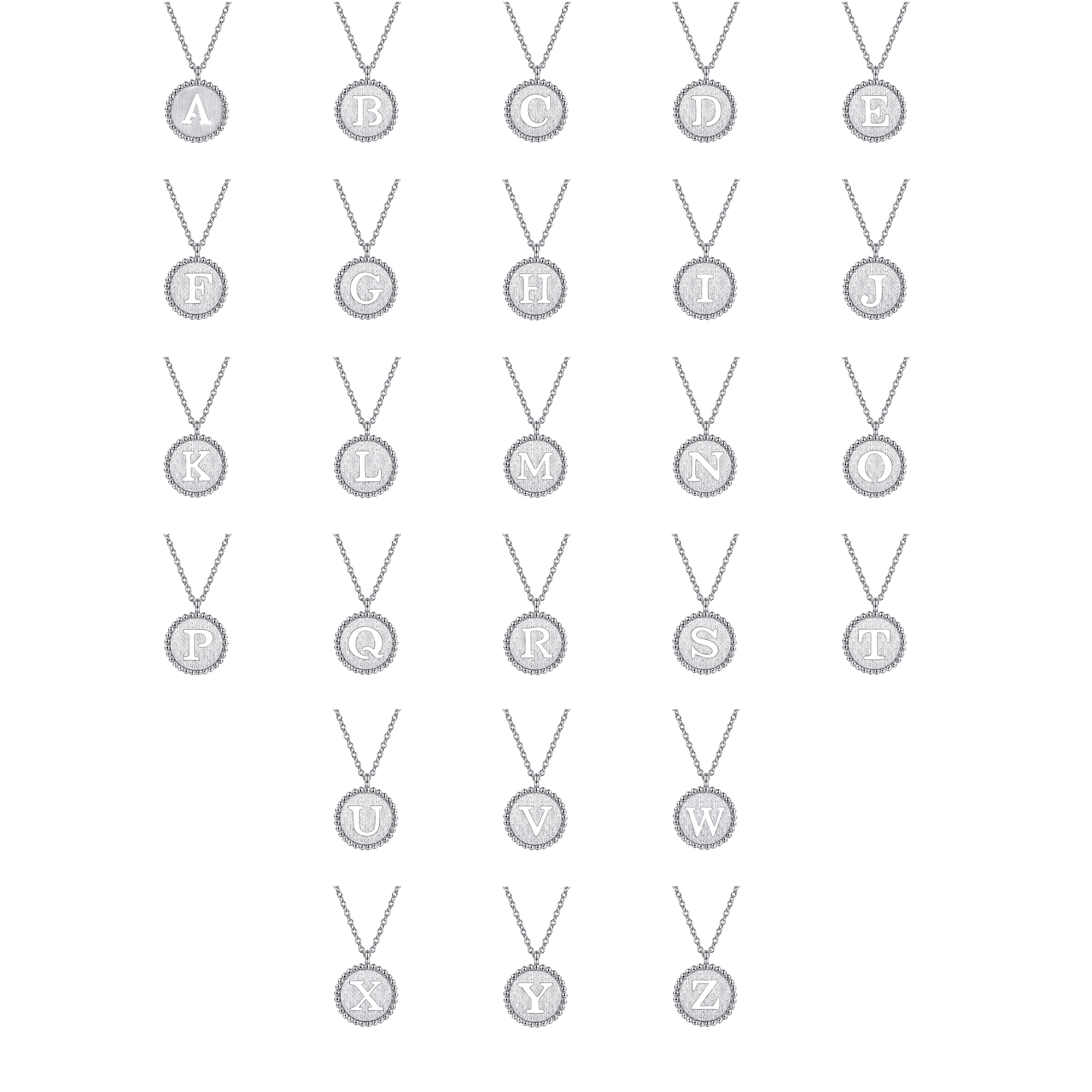 925 Sterling Silver Bujukan Initial Z Medallion Pendant Necklace - Shot 4