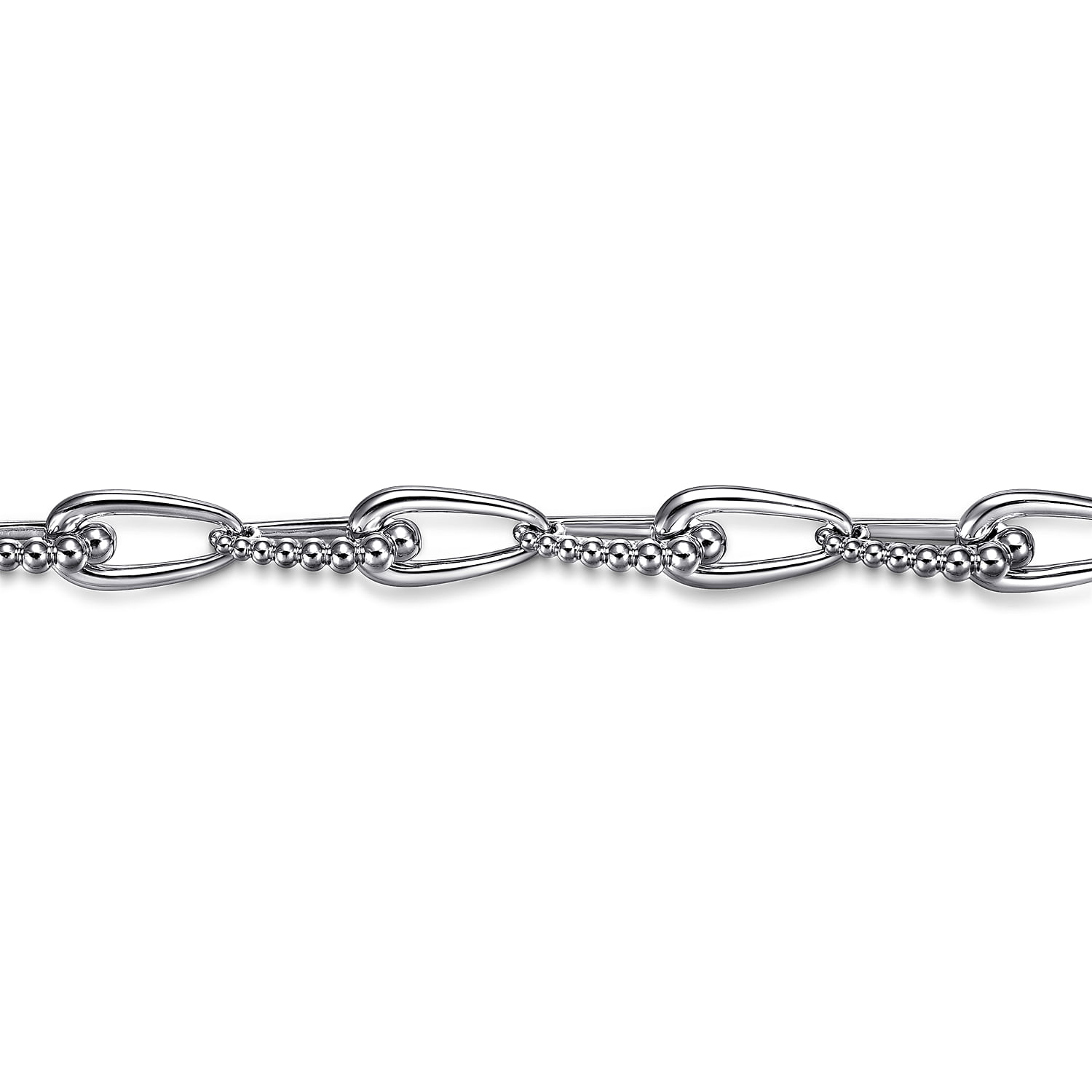 925 Silver Bujukan Chain Bracelet. SKU: TB4959-75SVJJJ