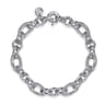 925 Sterling Silver Bujukan Link Chain Bracelet