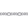 925 Sterling Silver Bujukan Link Chain Bracelet