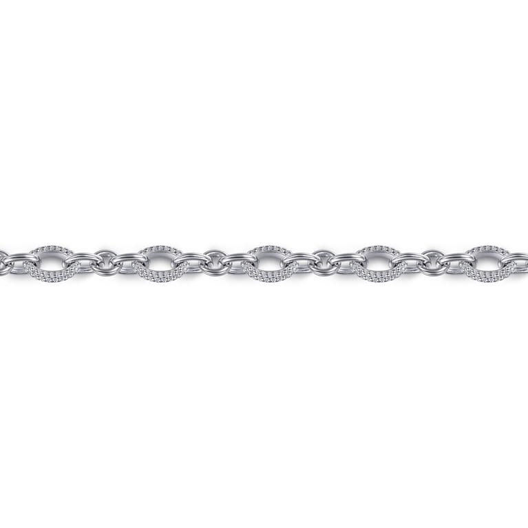 925 Sterling Silver Bujukan Link Chain Bracelet - Shot 2
