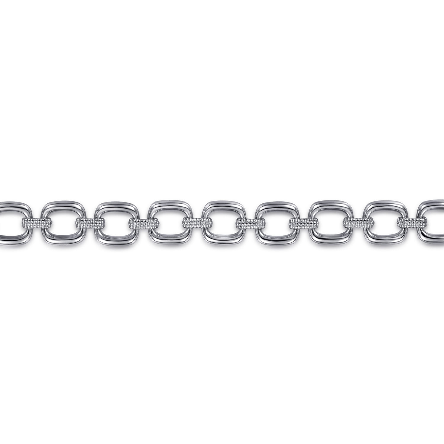 925 Sterling Silver Bujukan Link Chain Bracelet - Shot 2