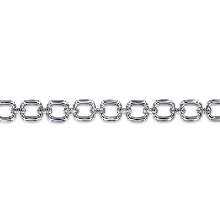 925 Sterling Silver Bujukan Link Chain Bracelet - Shot 2