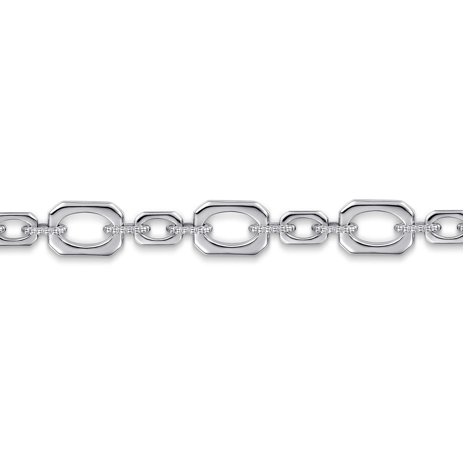 925 Sterling Silver Bujukan Link Chain Bracelet - Shot 2