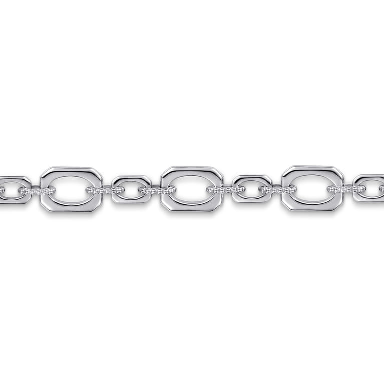 925 Sterling Silver Bujukan Link Chain Bracelet - Shot 2
