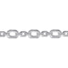 925 Sterling Silver Bujukan Link Chain Bracelet