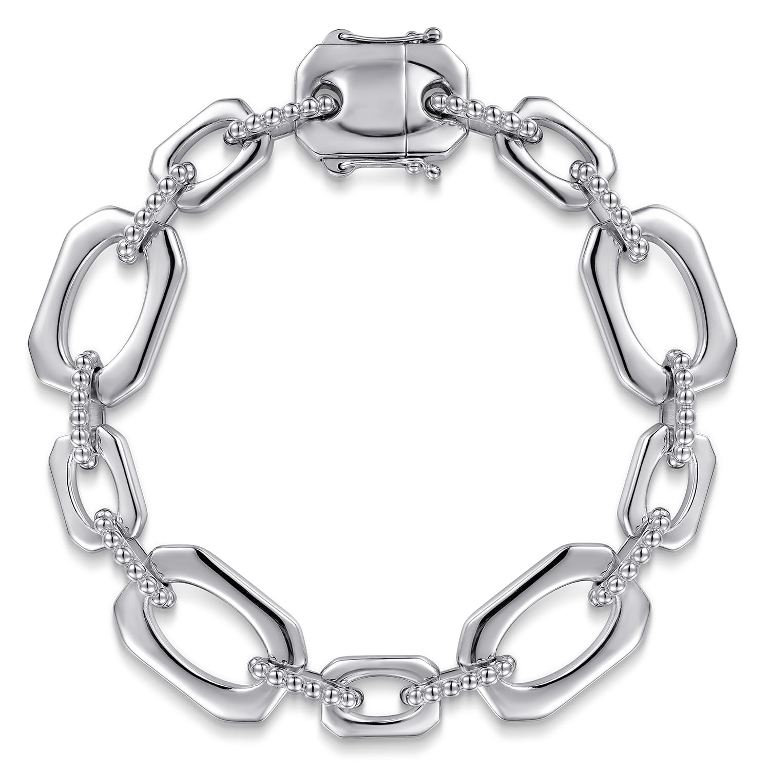 925 Sterling Silver Bujukan Link Chain Bracelet - Shot 1