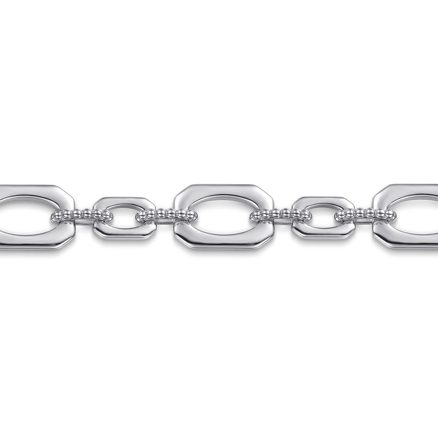 925 Sterling Silver Bujukan Link Chain Bracelet - Shot 2