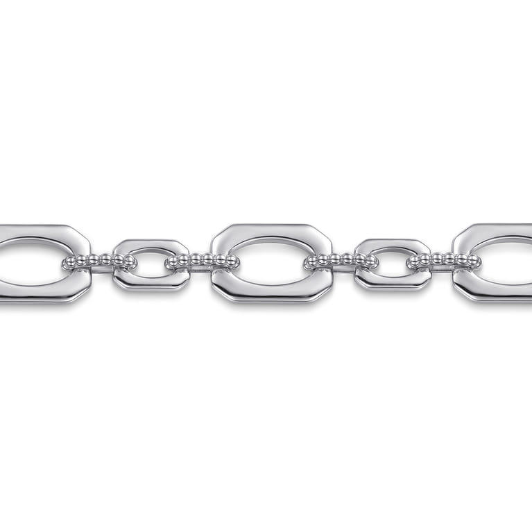925 Sterling Silver Bujukan Link Chain Bracelet - Shot 2