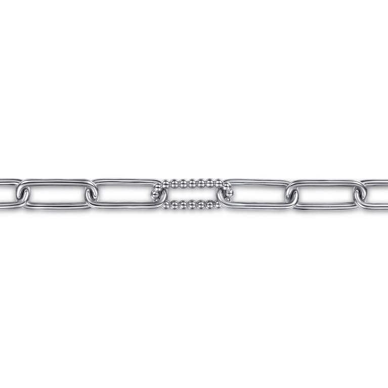 925 Sterling Silver Bujukan Link Chain Bracelet - Shot 2