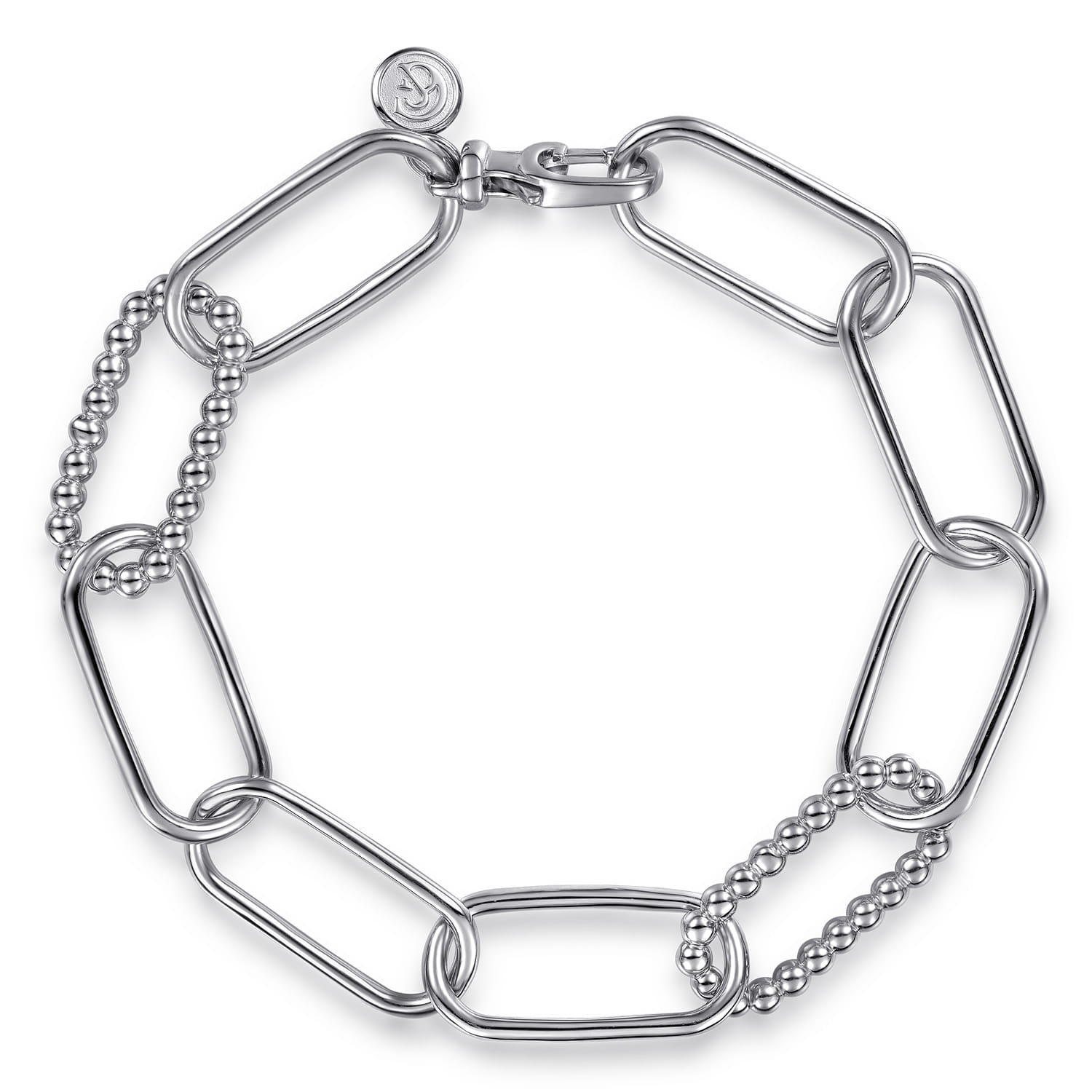 925 Sterling Silver Bujukan Link Chain Bracelet - Shot 1